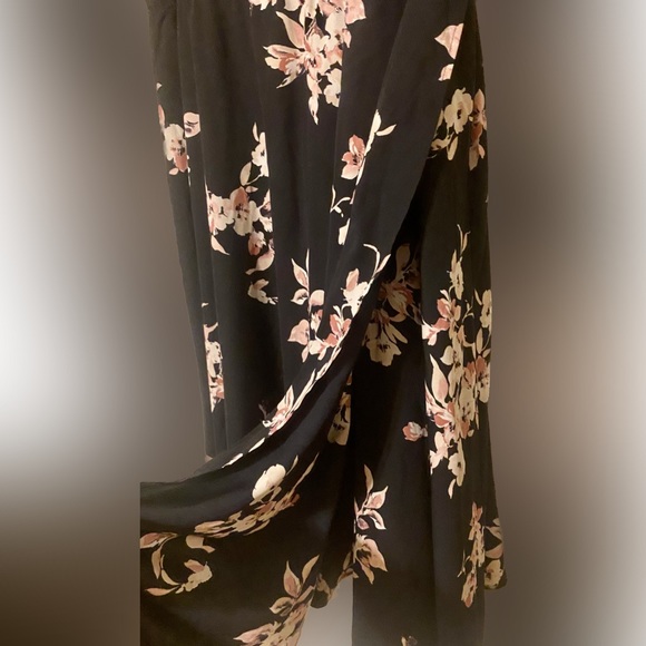 Glamour X Lane Bryant Black Floral Dress Sz 18 - Picture 2 of 5